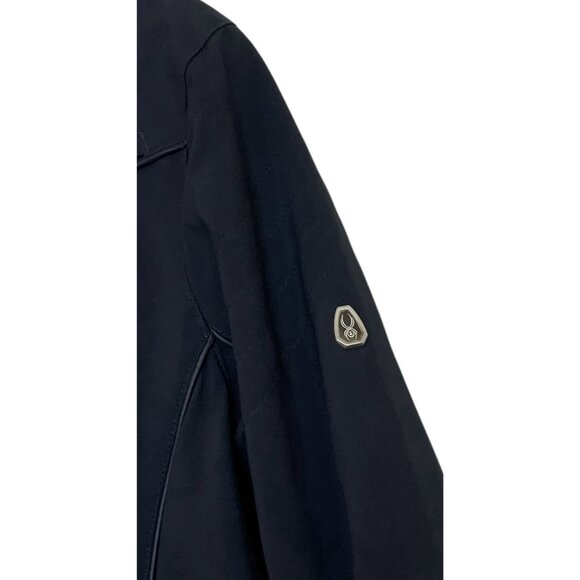 Spyder Parka Jacket Womens Size Small Black Hooded Full Zip Long Coat - Picture 3 of 10